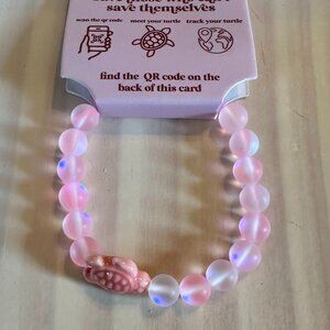 Pink Sea Turtle Tracking Bracelet